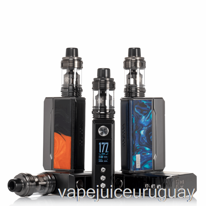 Voopoo Drag 4 177w Kit De Inicio Gun Metal + Vaporizador Naranja Tropical Recargable